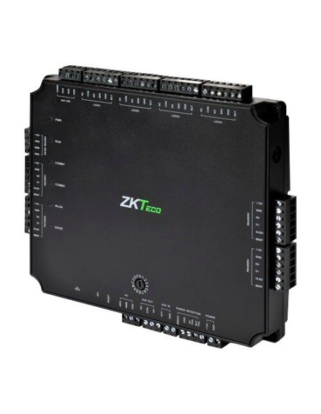 Comprar ZKTECO ZK-ATLAS-400 Controladora de acceso PoE - Acceso por tarjeta o contraseña - TCP/IP | Conexión con controladora es