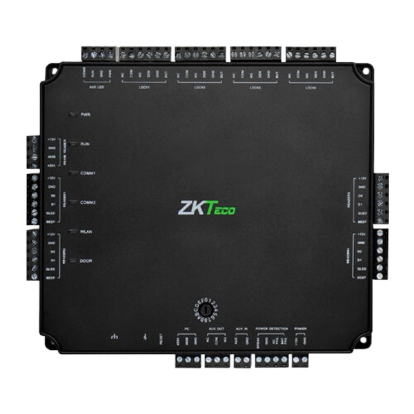 Comprar ZKTECO ZK-ATLAS-400 Controladora de acceso PoE - Acceso por tarjeta o contraseña - TCP/IP | Conexión con controladora es