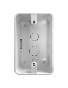 Zkteco Zk-Box-FR1500 Caixa de conexão - Montagem de superfície - Compatível com os leitores ZK-FR1500 - Feito de Abs - Bla