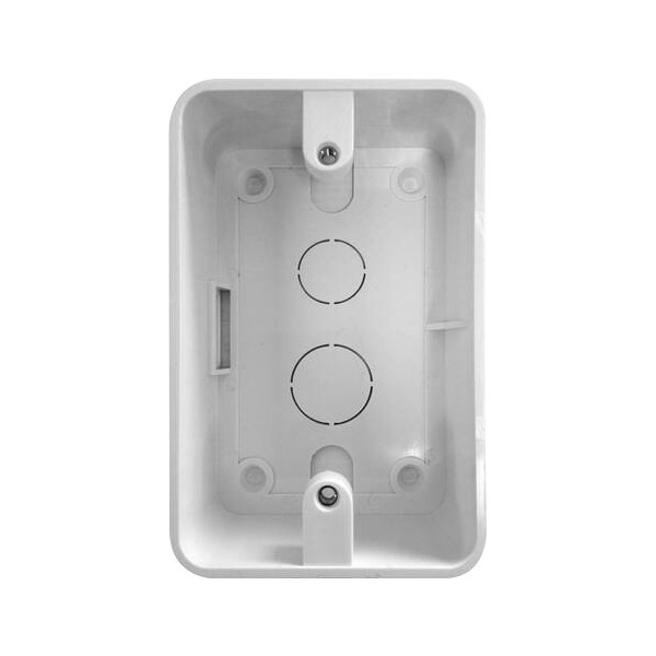 Zkteco Zk-Box-FR1500 Caixa de conexão - Montagem de superfície - Compatível com os leitores ZK-FR1500 - Feito de Abs - Bla