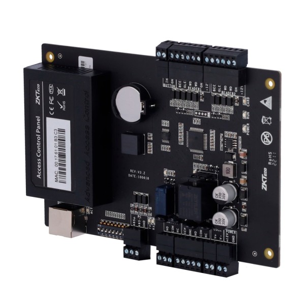 Acheter ZKTECO ZK-C3-100PRO Contrôleur d’accès - Carte, QR ou PIN - Communication TCP/IP - 2 lecteurs via Wiegand - Sortie d