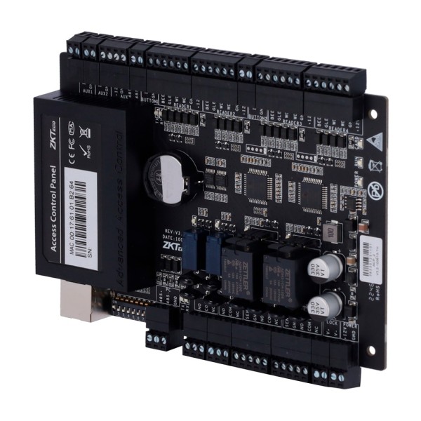 Acheter ZKTECO ZK-C3-200PRO Contrôleur d’accès - Carte, QR ou PIN - Communication TCP/IP - 4 lecteurs via Wiegand - Sortie d