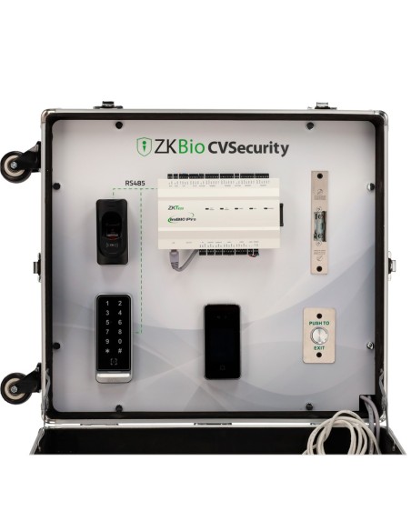 Comprar ZKTECO ZK-DEMOKIT-AC Maletín de exposición - Solución de Control de Acceso - Switch para conexión a internet - Licencia 