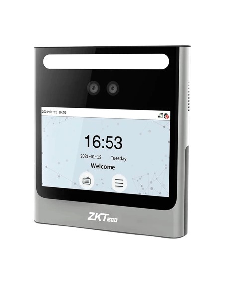Zkteco Zk-Eface10 Controle de acesso - Facial, em e cartão PIN - 500 faces | 150.000 Records - 4.3 & quot tatu tátil | Tcp / ip,