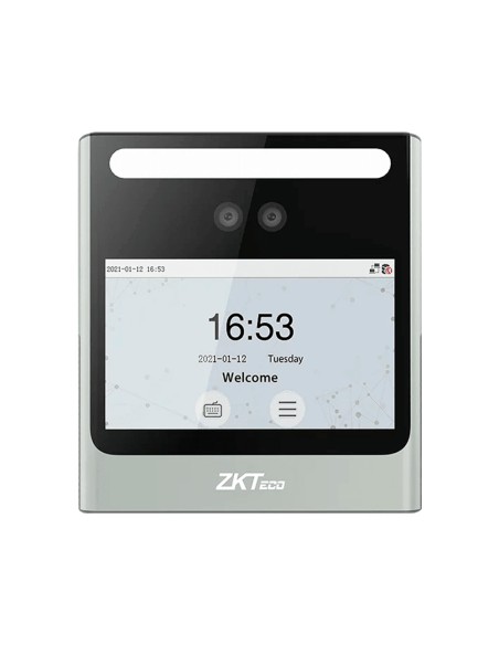 Zkteco Zk-Eface10 Controle de acesso - Facial, em e cartão PIN - 500 faces | 150.000 Records - 4.3 & quot tatu tátil | Tcp / ip,