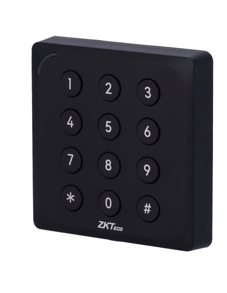 Comprar ZKTECO ZK-ER-KR904-ZK Lector de acceso - Acceso por tarjeta EM/MF DESFire y PIN - Indicador LED y acústico - Wiegand 34/