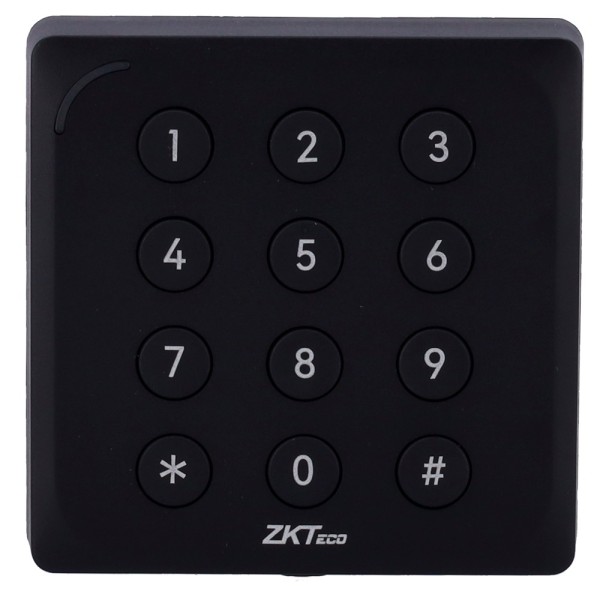 Comprar ZKTECO ZK-ER-KR904-ZK Lector de acceso - Acceso por tarjeta EM/MF DESFire y PIN - Indicador LED y acústico - Wiegand 34/