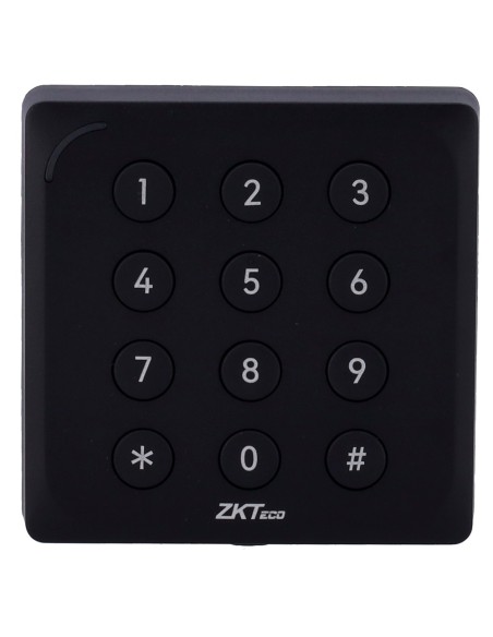 Comprar ZKTECO ZK-ER-KR904-ZK Lector de acceso - Acceso por tarjeta EM/MF DESFire y PIN - Indicador LED y acústico - Wiegand 34/