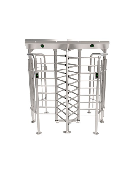 Zkteco ZK-FHT2300D-316 Acesso bidirecional Torno - 9 Braços rotativos duplos - horários, alarmes e modos de abertura - dimens