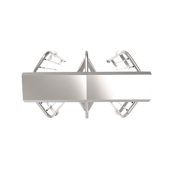 Zkteco ZK-FHT2300D-316 Acesso bidirecional Torno - 9 Braços rotativos duplos - horários, alarmes e modos de abertura - dimens