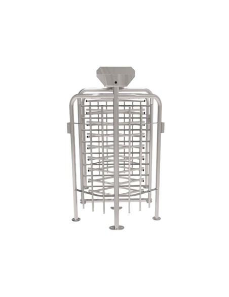 Comprar ZKTECO ZK-FHT2300D-316 Torno de acceso bidireccional - 9 brazos rotativos dobles - Tiempos, alarmas y modos de apertura 