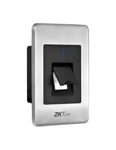 Leitor de acesso Zkteco ZK-FR1500A-WP-EM - Identificação de acesso de pegada de seda e cartão em LED e indicador acústico - RS48