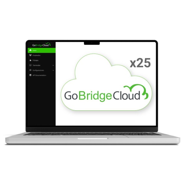 Acheter ZKTECO ZK-GOBRIDGECLOUD Pack d’intégration cloud - 25 utilisateurs / Équipements illimités - Pour équipements compatible