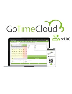 Zkteco ZK-Gotimeclod-100 Licença Controle de presença em nuvem - 100 usuários / 100 aplicativos incluídos - Assinatura remota co