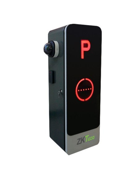 Kit de solução Zkteco Zk-PB-BG1000R-KIT para estacionamento - Inclui móveis, radar e câmera LPR - braço não incluído | Braço ret