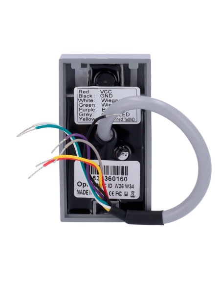 Zkteco ZK-Proid10-B-WG-1 Acesso ao Leitor - Acesso a cartas - LED e indicador acústico - Wiegand 26/34 - Compatível com CO