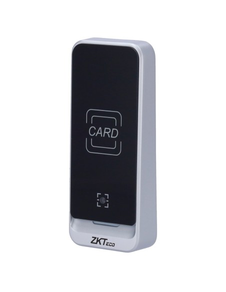 Zkteco ZK-QR600-V-QR600-V-MF Access Reader - Acesso de código QR e cartão MF - LED e indicador acústico - Wiegand 26/34 | RS485 