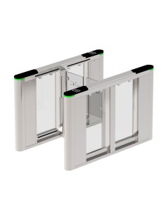 Comprar ZKTECO ZK-SBTL8000 Torno de acceso bidireccional - Portillo con barrera acrílica plegable - Tiempos, alarmas y modos de 