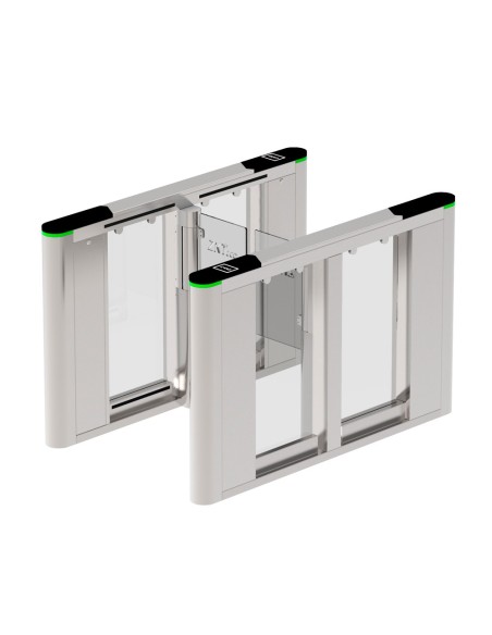 Comprar ZKTECO ZK-SBTL8000 Torno de acceso bidireccional - Portillo con barrera acrílica plegable - Tiempos, alarmas y modos de 