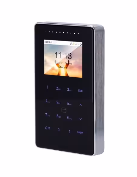 Kaufen ZKTECO ZK-SC800-12-W-B IP65 IK04 Zutrittskontrolle und Zeiterfassung – EM/MF-Karte und PIN – 50.000 Karten | 200.000 Regi