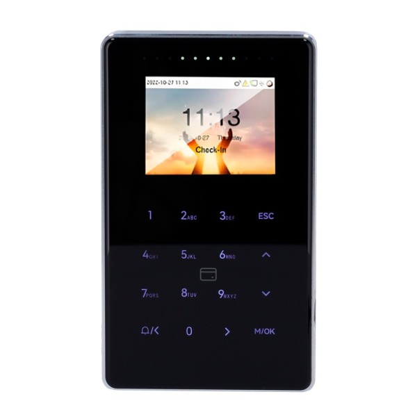 Acheter ZKTECO ZK-SC800-12-W-B Contrôle d’accès et de présence IP65 IK04 - Carte EM/MF et code PIN - 50 000 cartes | 200 000 enr