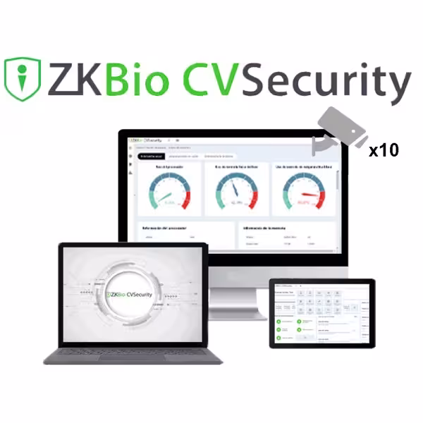 Acquistare ZKTECO ZK-SOF-ZKBIOCV-IVS-P10 Licenza software per il controllo accessi - Modulo CCTV - 10 canali ONVIF - Collegament