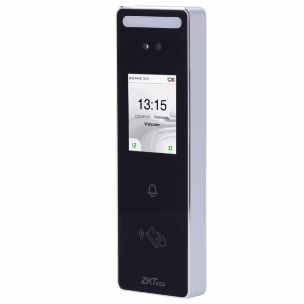 Kaufen ZKTECO ZK-SPEEDFACE-V3L-RF-W Zutritts- und Zeiterfassungskontrolle IP65 – Gesichtserkennung, EM-Karte und PIN – 3.000 Kar
