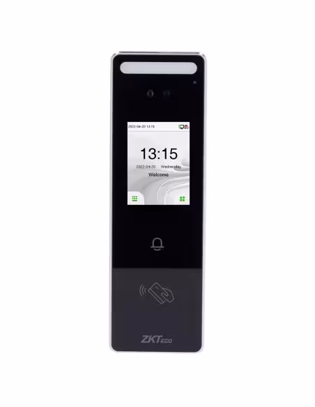 Kaufen ZKTECO ZK-SPEEDFACE-V3L-RF-W Zutritts- und Zeiterfassungskontrolle IP65 – Gesichtserkennung, EM-Karte und PIN – 3.000 Kar