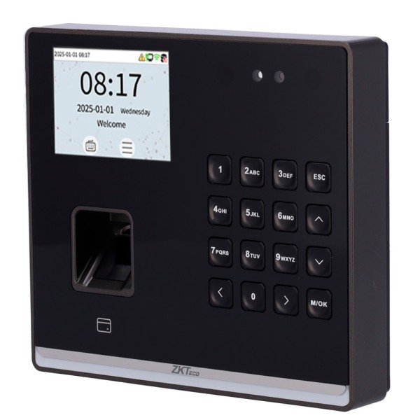Kaufen ZKTECO ZK-TA-GTC2F-H-1-W Einfaches Anwesenheits- und Zugangskontrollgerät – Gesicht, Fingerabdruck, EM-Karte und PIN – 1.