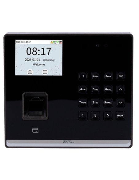 Acheter ZKTECO ZK-TA-GTC2F-H-1-W Contrôle de présence et d’accès simple – Visage, empreinte, carte EM et code PIN – 1 000 emprei