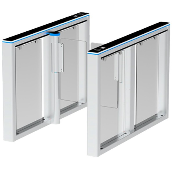 Zkteco ZK-TS-Comet-S1000-600 Acesso Bidirecional Torno - Portillo com barreira acrílica dobrável - tempos, alarmes e modos D