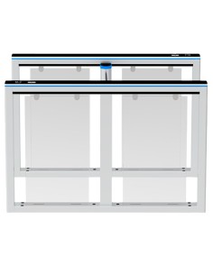 Comprar ZKTECO ZK-TS-COMET-S1000-900 Torno de acceso bidireccional - Portillo con barrera acrílica plegable - Tiempos, alarmas y 2