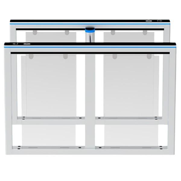 Comprar ZKTECO ZK-TS-COMET-S1000-900 Torno de acceso bidireccional - Portillo con barrera acrílica plegable - Tiempos, alarmas y