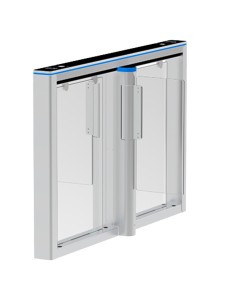 Acquista ZKTECO ZK-TS-COMET-S1200-900 tornello di accesso bidirezionale doppio - Varco con barriera acrilica pieghevole - Tempi,