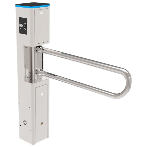 Kaufen ZKTECO ZK-TS-SBT2000S-N-SS-800-METAL Bidirektionales Zugangsdrehkreuz – einzelne motorisierte Tür – Zeiten, Alarme und m