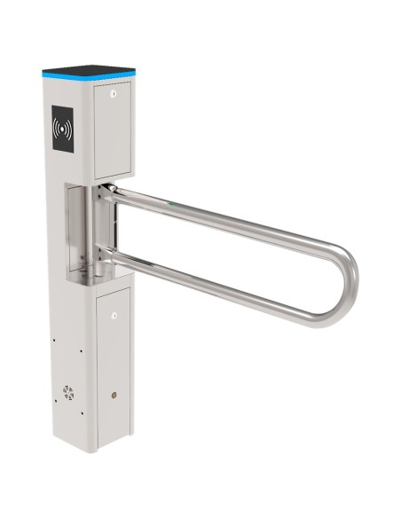 Zkteco ZK-TS-SBT2000S-N-SS-800-Metal Acesso Bidirecional Torno - Porta Motorizada Individual, Alarmes e Modos D