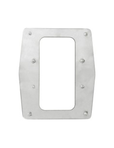 Comprar ZKTECO ZK-TSA10 Placa de acero personalizada para tornos - Embellecedor para lectores biométricos - Apta para lectores Z 2