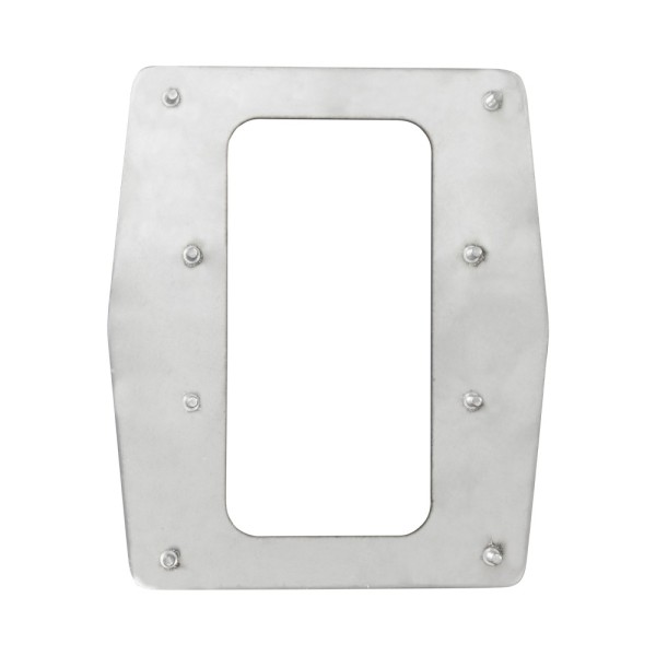 Zkteco Zk-TSA10 Placa de aço personalizado para tornos - Leitor Biométrico Trim - Ajuste para os leitores ZK-FR1200