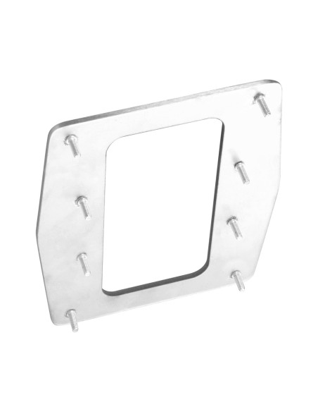 Zkteco Zk-TSA10 Placa de aço personalizado para tornos - Leitor Biométrico Trim - Ajuste para os leitores ZK-FR1200