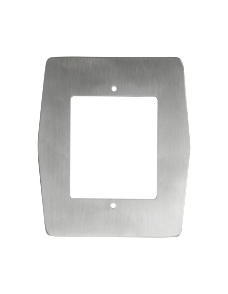 Zkteco Zk-TSA10-1 Placa de aço personalizada para tornos - Embelner de leitores biométricos - Adequado para leitores ZK-FR15