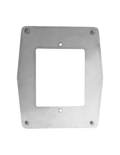 Comprar ZKTECO ZK-TSA10-1 Placa de acero personalizada para tornos - Embellecedor para lectores biométricos - Apta para lectores 2