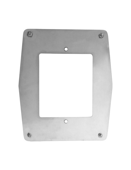 Comprar ZKTECO ZK-TSA10-1 Placa de acero personalizada para tornos - Embellecedor para lectores biométricos - Apta para lectores