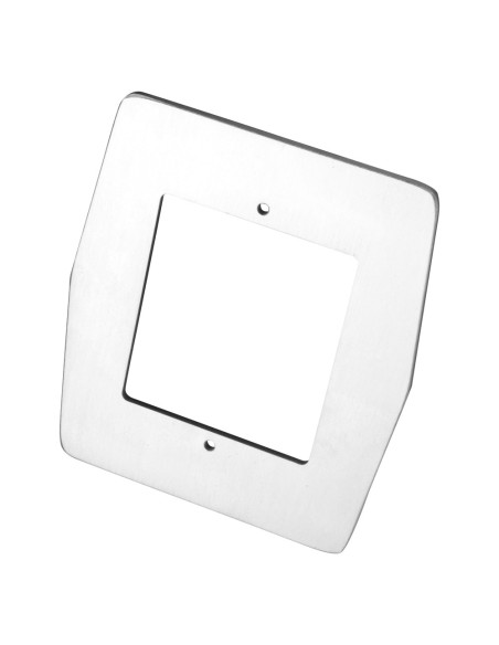 Zkteco Zk-TSA10-1 Placa de aço personalizada para tornos - Embelner de leitores biométricos - Adequado para leitores ZK-FR15