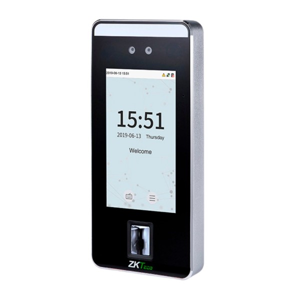 Acquistare ZKTECO ZK-VL-SPEEDFACE-V5LN-P-1-W-ZK Controllo accessi e presenze - Facciale, palmo, impronta, tessera EM e PIN - 6.0
