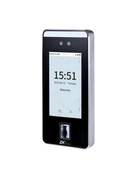 Acquistare ZKTECO ZK-VL-SPEEDFACE-V5LN-P-1-W-ZK Controllo accessi e presenze - Facciale, palmo, impronta, tessera EM e PIN - 6.0