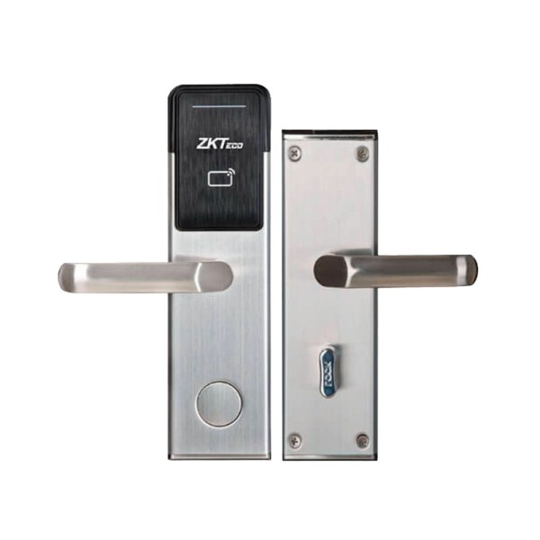 Kaufen ZKTECO ZK-ZL700L Online-Hotelschloss – Öffnung per MF-Karte – Dornmaß 70 mm | Linke Öffnung – Autonom 4 x