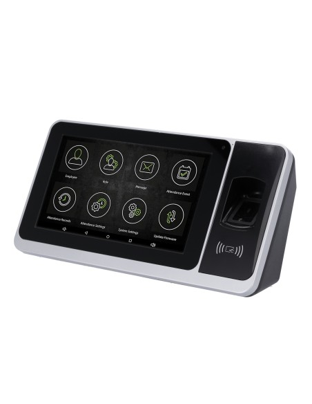 Comprare ZKTECO ZK-ZYNK-ZPAD-PLUS-FP-12-S-4G Controllo presenze Android con fotocamera - Impronta digitale, tessera EM/MF/DESFir
