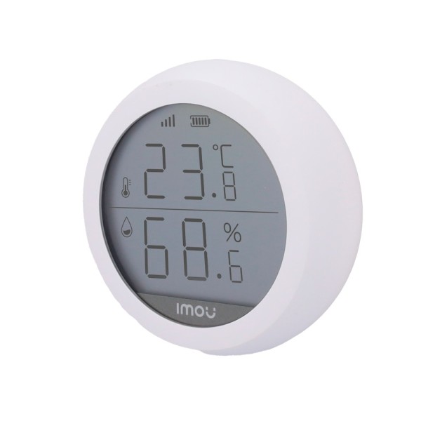 Acheter IMOU ZTM1-EU-IMOU Capteur d’humidité et de température Imou - Écran LCD intégré - Zigbee 3.0 - Grande précision - Nécess