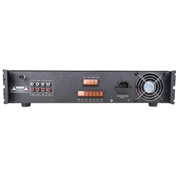Hikvision Audio Hik-Audio-23 DS-QAE0A120G1-VB6 Amplificador analógico de 6 zonas e 120 W