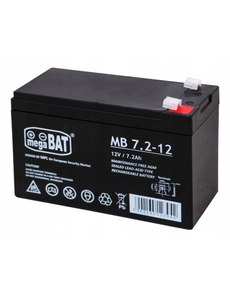 Bysecur bysecur-16 bsc01760 Bateria 12 V. / 7,2 AMP.